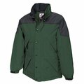 Game Workwear The Vermont Parka, Dark Green/Black, Size Medium 9600